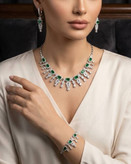 سرویس جواهری نقره زنانه GTAعیار ۹۲۵ مدل Sv0441
