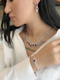 سرویس جواهری نقره ایتالیایی عیار925 مدل Sv2363