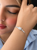سرویس نقره زنانه ۹۲۵ زنجیری امرالدکات